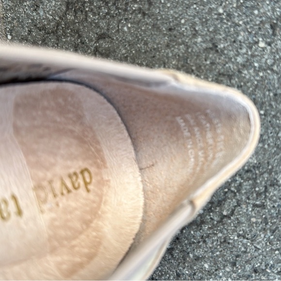 David Tate genuine leather tan Shoes, block heel size 8 - Picture 7 of 13